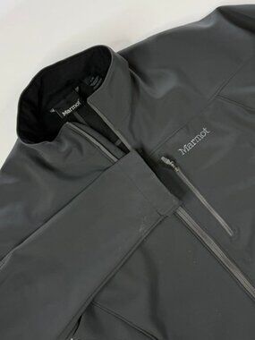 Marmot Men’s Jacket Large Zip Softshell Inner Pocket Grey